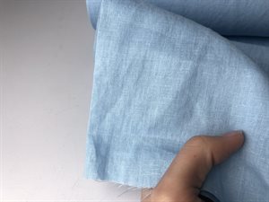 Fastvævet hør - skøn kvalitet i flot pastel blå UDGÅR!